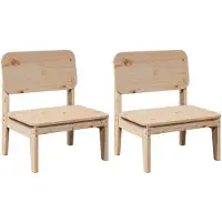 vidaXL Tuinstoelen 2 st 60x52,5x72 cm massief grenenhout