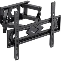 TIM. TIM TV Beugel - TV Beugels Draaibaar en Kantelbaar - TV Beugel Draaibaar - Zwart - 17cm x 8cm x 45cm