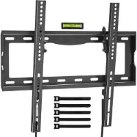 TIM. TIM TV Beugel - TV Beugels Draaibaar en Kantelbaar - TV Beugel Draaibaar - Zwart - 45cm x 45cm x 3cm