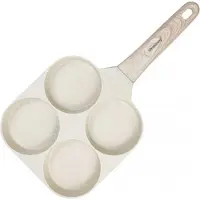 Klausberg 7823 - pan voor Eieren - burgers - pannenkoeken - Creme - Anti-aanbakpan