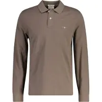 Gant Shield Piqué Rugger Longsleeve Polo Heren 3XL