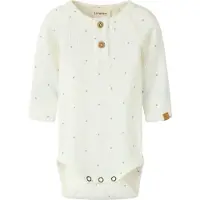 Lil´ Atelier BABY gebreide romper met stippen - ecru Jongens Stretchkatoen Ronde hals - maat 80