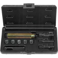 Ks Tools 150.5030 THREADfix reparatieset M9x1 voor gloeibougies, 9-delig