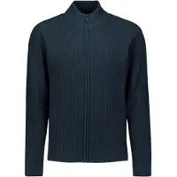 No-excess Gebreid vest donkerblauw