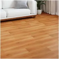 vidaXL Laminaatvloer Beige 101 x 20 x 0,8 cm 5 st Bewerkt hout