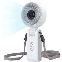 R2B Handventilator Oplaadbaar - Draagbare Mini Ventilator - Nekventilator
