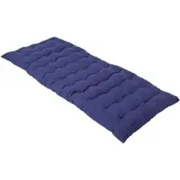 Homescapes Tuinbank Kussen – Marineblauw – 2 Zitter Zitkussen – 108x42 cm – 100% Katoen – Wasbaar – Comfortabel & Stevig