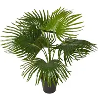 Homescapes kunstpalm in pot, waaierpalm, 80 cm