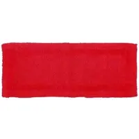 Homescapes badloper rood 40x100 cm gemaakt van 100% katoen