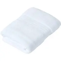 Homescapes Zero Twist Supima katoenen badhanddoek, wit