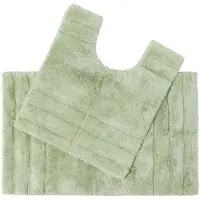 Homescapes badmattenset 2 stuks Spa Surpreme limoengroen