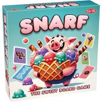Tactic Snarf - Bordspel - Strategisch Kaartspel - Familiespel - Vul de Snoepwinkels en Stuur het Varken - Actiekaarten, Tactiek en Verrassende Wendingen - 2 tot 4 Spelers - Vanaf 6 Jaar