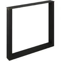 Sotech Tafelonderstel TAB Staal Used Look Profiel 80 x 40 mm (Hoogte: 720 mm / Diepte: 700 mm)