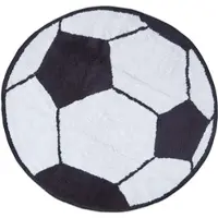 Homescapes kindertapijt voetbal 100% katoen