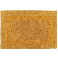 Homescapes badmat mosterdgeel 50x80 cm gemaakt van 100% katoen