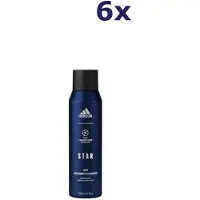 Adidas 6x deodorant UEFA STAR Champions League Star 150ml