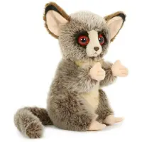 Semo Pluche spookdiertje knuffel - 18 cm - speelgoed knuffels - Spookdiertjes oerwoud dierenknuffels/knuffeldieren voor kinderen