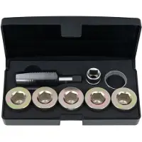 Ks Tools 150.4950 Olieaftapschroef-schroefdraadreparatieset, 12-delig M24 x 1,5