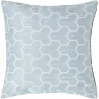 Homescapes Blauwe geometrische kussenhoes 45 x 45 cm