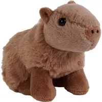Wild republic capibara knuffel - 13 cm - Pluche - waterzwijn - knuffeldieren - knaagdieren