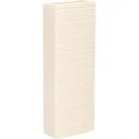 Gerimport Waterverdamper - warm wit - keramiek - 400 ml - radiatorbak luchtbevochtiger - 7,4 x 18,6 cm