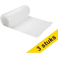123inkt Aanbieding: 3x luchtkussenfolie transparant (40 cm x 10 m)