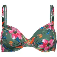 LASCANA Bikinitop olijfgroen / oranje / pink