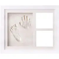 Wella Babyklei Hand- en Voetafdrukset - Babyshowercadeaus en Perfecte Kinderkamerdecoratie Wit