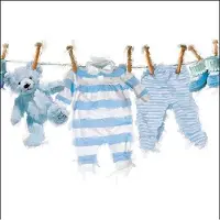 Ambiente - Lunch servetten - Baby Boy Clothes