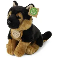 Rappa Eco Friendly Serie - Pluchen Duitse Herder - 23 cm - Zacht Pluche - Milieuvriendelijk