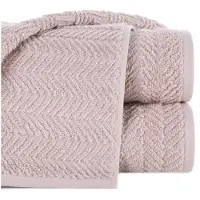 Eurofirany Luxe Katoenen Handdoek Etno Poeder 50x90 cm - Zacht & Absorberend
