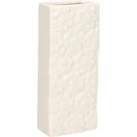 Gerimport Waterverdamper - creme wit - keramiek - 400 ml - radiatorbak luchtbevochtiger - 7,4 x 17,7 cm