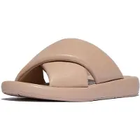 FitFlop Iqushion d-luxe padded leather cross slides
