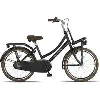Altec Urban - Transportfiets 22 Inch - Meisjesfiets voor 7 tot 9 Jaar - 120-140 cm - Terugtraprem - Matzwart
