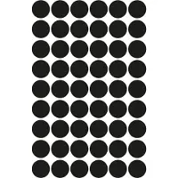 Avery Etiket Avery 3140 rond 12mm zwart 270 stuks - 8 stuks