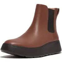 FitFlop F-mode leather flatform chelsea boots