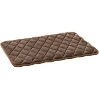 Flamingo Orthopedische hondenkussen – Orthopedisch benchkussen – Extra luxe hondenkussen 55,5 x 38,5 cm – Pure luxe met memory foam – Kussen Weimar Rechthoekig Bruin XS