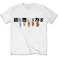 Ginza.se Genesis - Characters Logo Heren T-shirt - S - Wit