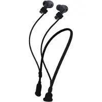 Kwmobile Siliconen Nekband voor Samsung Galaxy Buds 3 FE / Galaxy Buds 3 3 Pro Houder voor Joggen - Band voor In-Ear Hoofdtelefoon - Koptelefoon Accessoire - zwart