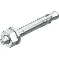 OBO Schroefanker N, met M6-schroefdraad, 6x49 mm, staal, verzinkt, verpakking met 100 stuks.