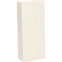 Gerimport Waterverdamper - ivoor wit - keramiek - 400 ml - radiatorbak luchtbevochtiger - 7,4 x 17,7 cm