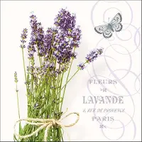 Ambiente Servet 33cm Bunch Of Lavender Multi multi Papier Servetten