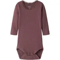 Name it Body l/ä - Rib - Noos - NbfKab - Wild Ginger - - 2 Jahre (92) - Body L/Ä