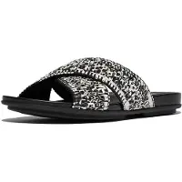 FitFlop Gracie woven cross slides