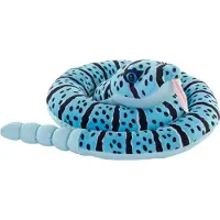 Wild republic Snakes Eco Blue Rock Rattlesnake Stuffed Animal 36 Inches Plush Toy Fill is Spun Recycled Water Bottles Eco Friendly