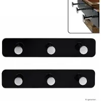 MamboCat Set van 2 UNCO-wandhaken met 3 haken van acryl en metaal – 22239