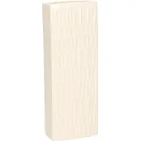 Gerimport Waterverdamper - wit - keramiek - 400 ml - radiatorbak luchtbevochtiger - 7,4 x 18,6 cm