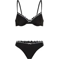 LASCANA Bikini zwart