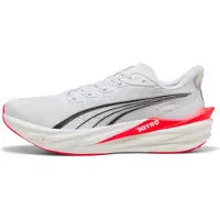 Puma Deviate NITRO 4 hardloopschoenen Wit Rood AW26, Maat 45 - EUR