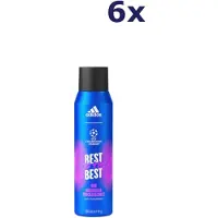Adidas 6x Champions League 48H Dry Protection 150ml deodorant